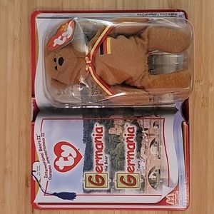 TY Germania the Bear McDonald's Teenie Beanie International Bears 2000